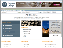 Tablet Screenshot of baycongroup.com